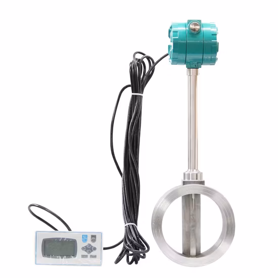 Flange Vortex Flow Meter for Gas Steam Liquid DN10 to DN300