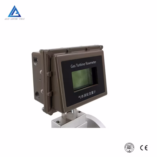 Long Warranty Gas Turbine Flowmeter Digital Turbine Flow Meter for LPG Gas
